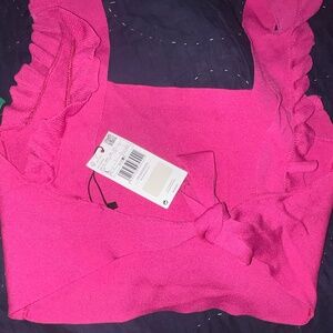 BRAND NEW ZARA CROP OPENBACK TOP